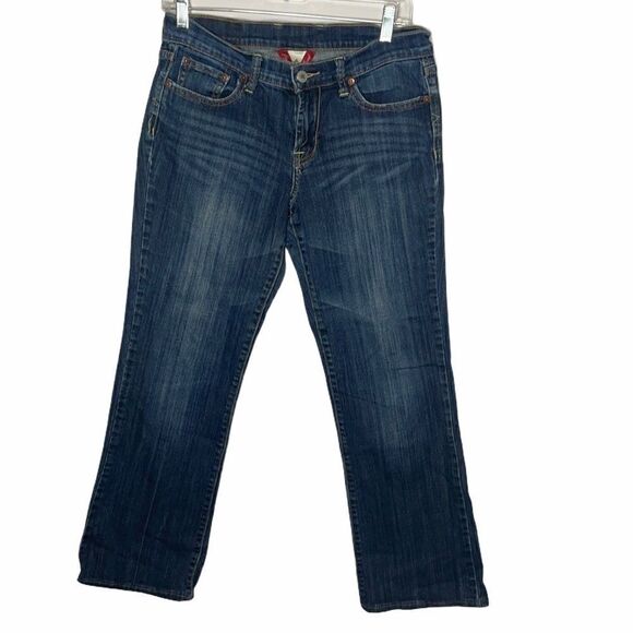 Lucky Brand Sweet N Low Dark Wash Boot Cut Jeans. - Picture 1 of 10